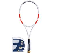 Racchetta Tennis Babolat Pure Strike 97 2 Pack + corda - Bianco, Rosso, Nero (3)