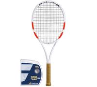 Racchetta Tennis Babolat Pure Strike 97 + corda - Nero, Bianco, Rosso (2)