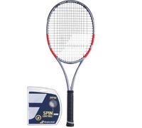 Racchetta Tennis Babolat Pure Strike 98 16/19 4-gen - grey/fluo strike + corda (3)