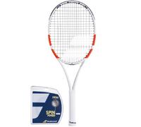 Racchetta Tennis Babolat Pure Strike Lite + corda - Nero, Bianco, Rosso (3)