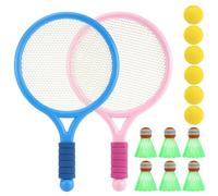 Racchetta Tennis e Badminton Set per Bambini 2 in 1 Con 12 Palline - Adatte per la Pratica e lo Sport