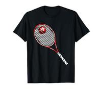 Racchetta Tennis, e, Palla, Bandiera, di, Hong Kong Maglietta