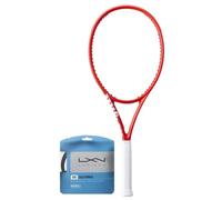 Racchetta Tennis Wilson Clash 100 V3 Reverse + corda (2)