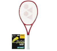 Racchetta Tennis Yonex Vcore 100L Ruby Red (280g) + corda (1)