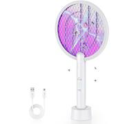 Racchetta zanzare elettrica 3000v racchetta antizanzare con usb ricaricabile e l