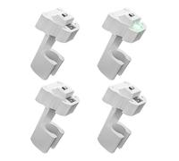 Racchette da Badminton LED | 4 Pezzi con Aggancio Rapido Racchette Leggere con Luci,Lampada Allenamento Portatile per Pratica in Giardino Attività Notturne Sport di Gruppo e Raduni Familiari