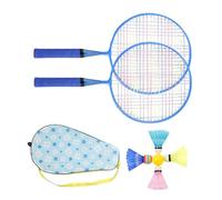 Racchette Da Badminton Per Bambini, Set Completo Per Esterni Con Borsa E Volani, Gioco con Impugnatura Confortevole per Bambini Ragazzi Famiglie