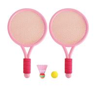 Racchette da badminton per bambini - Set da badminton professionale per interni | Set di racchette da badminton per principianti | Attrezzatura da gioco interattiva | Divertente gioco di badminton per