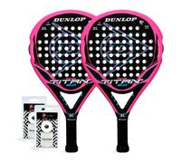 Racchette da Padel Dunlop Titan 2.0 Duo Pack Rosa Magenta
