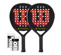 Racchette da Padel Pack Dúo Wilson Pro Staff V2 Team Alt Black Yellow
