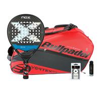 Racchette da Padel Pack Nox At10 Genius 12k Borsone Vertex black