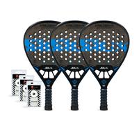 Racchette da Padel Pack Trio Siux Trilogy 3 Attack nero