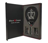 Racchette da Padel Pala Black Crown Vanquish Bc006802 350 - 360 Gr. 350 - 360 gr. Black