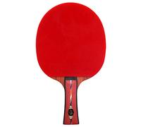 racchette da ping pong, 5 strati di legno puro, racchetta da ping pong professionale a 8 stelle, utilizzata da giocatori intermedi e senior/Racchetta singola/Manico lungo(Long handle)