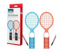 Racchette da tennis dal design ergonomico leggero Set di racchette da tennis resistenti Coppia semplice da usare per NS2 Switch2 Divertimento di gioco interattivo