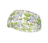 Racchette da tennis e palline Fasce per capelli Fascia antisudore sportiva Fasce per esercizi atletici Turbante Testa per capelli Per uomo Donna Yoga Fitness