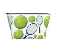 Racchette E Palline Da Tennis, Borsa da toilette Borsa per trucco Borsa per cosmetici Borsa da toilette da viaggio portatile