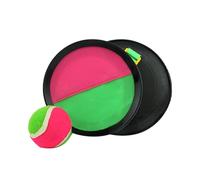 Racchette in Velcro, Set Toss Cattura con 2 Racchette e 1 Palle, Gioco Di Palla In Velcro Per Bambini Gioco Di Lancio E Cattura, Famiglia all'aperto, Bambini Garden Outdoor Beach Toy Games (Black)