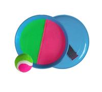 Racchette in Velcro, Set Toss Cattura con 2 Racchette e 1 Palle, Gioco Di Palla In Velcro Per Bambini Gioco Di Lancio E Cattura, Famiglia all'aperto, Bambini Garden Outdoor Beach Toy Games (Blue B)