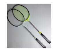 RACCHETTE VOLANO BADMINTON CON FILO GIALLO SPORT TENNIS GIOCO PARTITA RACCHETTA