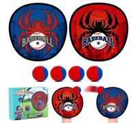 Racchettoni Giochi Spiaggia, Gioco con Palla, Set con 2 Racchette e 4 Palline,Impermeabile, Leggero, Resistente, per Piscina, Giardino, Giochi all'Aperto