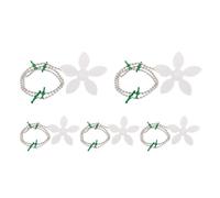 Raccogli Capelli Scarico Doccia Catena a Cinque Pezzi 40 cm Universale | Set Trappola Capelli per Vasca Per Lavello, Cucina, Bagno, Hotel, Lavanderia, Umido, Raccoglie Detriti