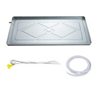 Raccogli Condensa Condizionatore in Acciaio Inossidabile 304 Ultraresistente Water Tray for Air Conditioner Outside Unit(93x44x3.5cm/36x17x1in)