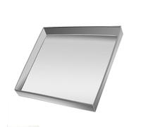 Raccogli Condensa, Vaschetta Condensa Condizionatore, Vaschetta Raccogligocce Universale per Condizionatore D'aria, Bordo Rialzato 5 cm, Senza Fori(100x100cm/39.4x39.4in)