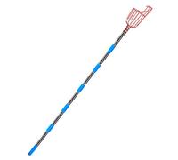 Raccogli Frutta Con Manico Telescopico, Raccoglitrice A Cesto, Borsa Per Il Trasporto Della Frutta, Altezza Regolabile, Facile Da Montare, Per Ottenere Mela, Ciliegio, Cachi, Pesco (rosso +2.4 m Palo)