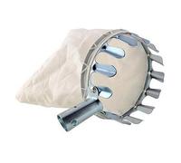 Raccogli mele con manico telescopico, strumento raccogli frutta con asta di collegamento leggera in acciaio inossidabile e borsa in tessuto, raccogli frutta facile da montare (Color : Head)