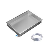 Raccogli per Condizionatore D'aria, Vaschetta di Raccolta in Acciaio Inox 201 per Condizionatore D'aria, Raccogli di Raccolta per Minifrigo(80x60x10cm/31x24x4in)