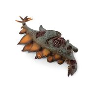 Raccogli una figura realistica di cadavere di stegosauro, replica animale, grand