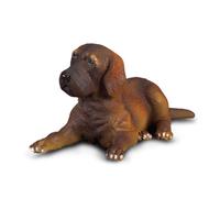 Raccogli una figura realistica di cucciolo di alano replica animale piccola dai