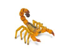 Raccogli una figura realistica di scorpione dalla coda grassa con replica animal