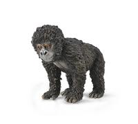 Raccogli una figura realistica di un bambino di gorilla di montagna con replica