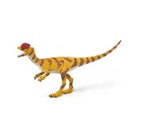 Raccogli una replica animale realistica del dinosauro Dilophosaurus, grande, dai