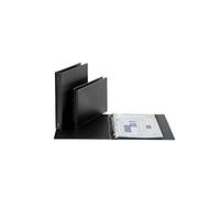 Raccoglitore personalizzabile FAVORIT 40,5x53 cm 4 anelli tondi Ø 30 mm nero 100