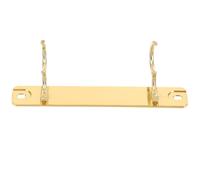 Raccoglitore a 2 Fori Meccanismo ad Anelli in Metallo | Colore Oro, Accessorio per Quaderno ad Anelli, Design Semplice e Fai