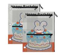 Raccoglitore a 3 anelli Happy Birthday Bunny