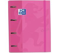 Raccoglitore a 4 anelli con ricarica e gomma Oxford TOUCH, copertina extra rigida A4+ con ricarica da 100 fogli, griglia 5x5