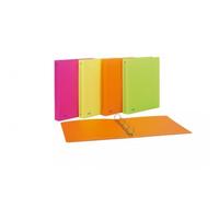 Raccoglitore a 4 anelli in PPL Neon D 30 assortiti fluo - 400090369