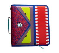 Raccoglitore a cerniera Case-it The Dual 2 in 1 - Due anelli a D da 1,5 pollici - Include astuccio per matite - Tasche multiple - Capacit di 600