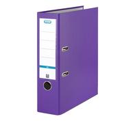 Raccoglitore a leva superiore Elba Rado A4 - Dorso 80 mm - Occhiello Rado e porta carte con etichetta - Robusto e durevole - Viola