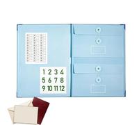 Raccoglitore a soffietto | Scatola di immagazzinaggio per file e documenti | Organizzatore di camicie e cartelle | Per viaggi d'affari ufficio scuola fatture ricevute