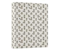 Raccoglitore a tre anelli, 3,8 cm, confezione da 1 procioni in diverse pose