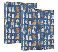 Raccoglitore a tre anelli da 1 e 1/2 pollici con portablocco per appunti, materiale scolastico, 200 fogli