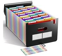 Raccoglitore A4 26 tasche/intervallo documento/archiviazione carta ABClife - organizer per documenti - raccoglitore per raccoglitori documenti - organizer per documenti espandibile fisarmonica