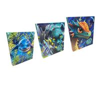 Raccoglitore a4 ad anelli dorso 30 cartonato SJ gang Animali boy - Seven - Copertina Animali Boy: Tigre Robot