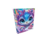 Raccoglitore a4 ad anelli dorso 30 cartonato SJ gang Animali girl - Seven - Copertina Animali Girl: Hearts