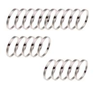 Raccoglitore ad anelli 20 pezzi Anelli for libri in metallo fai-da-te Piccolo indice for album di ritagli, calendario, Argento for ufficio, scuola, casa, raccoglitore(3cm)
